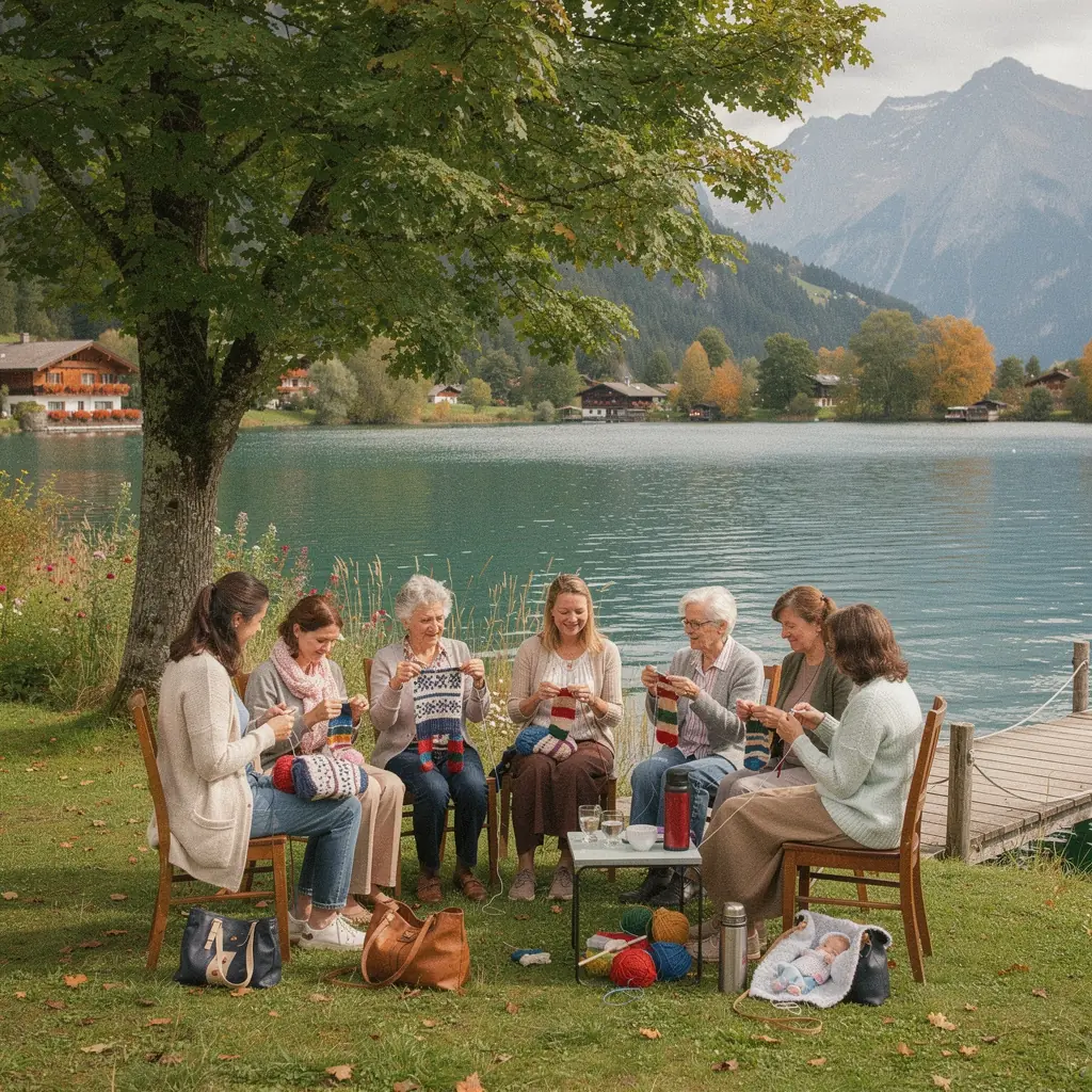 Bunte Wollknäuel in verschiedenen Farben für Strickprojekte.